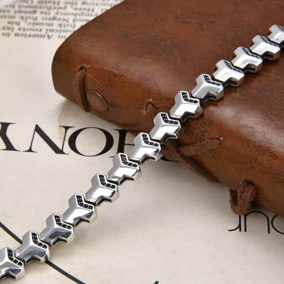 Celestis - Handcrafted Silver Bracelet