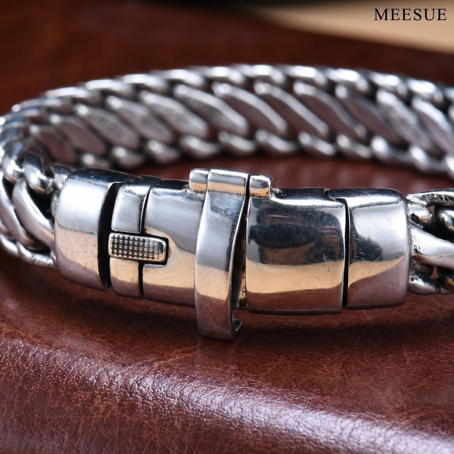 Inner Axis – Triple Braid Silver Bracelet for Men