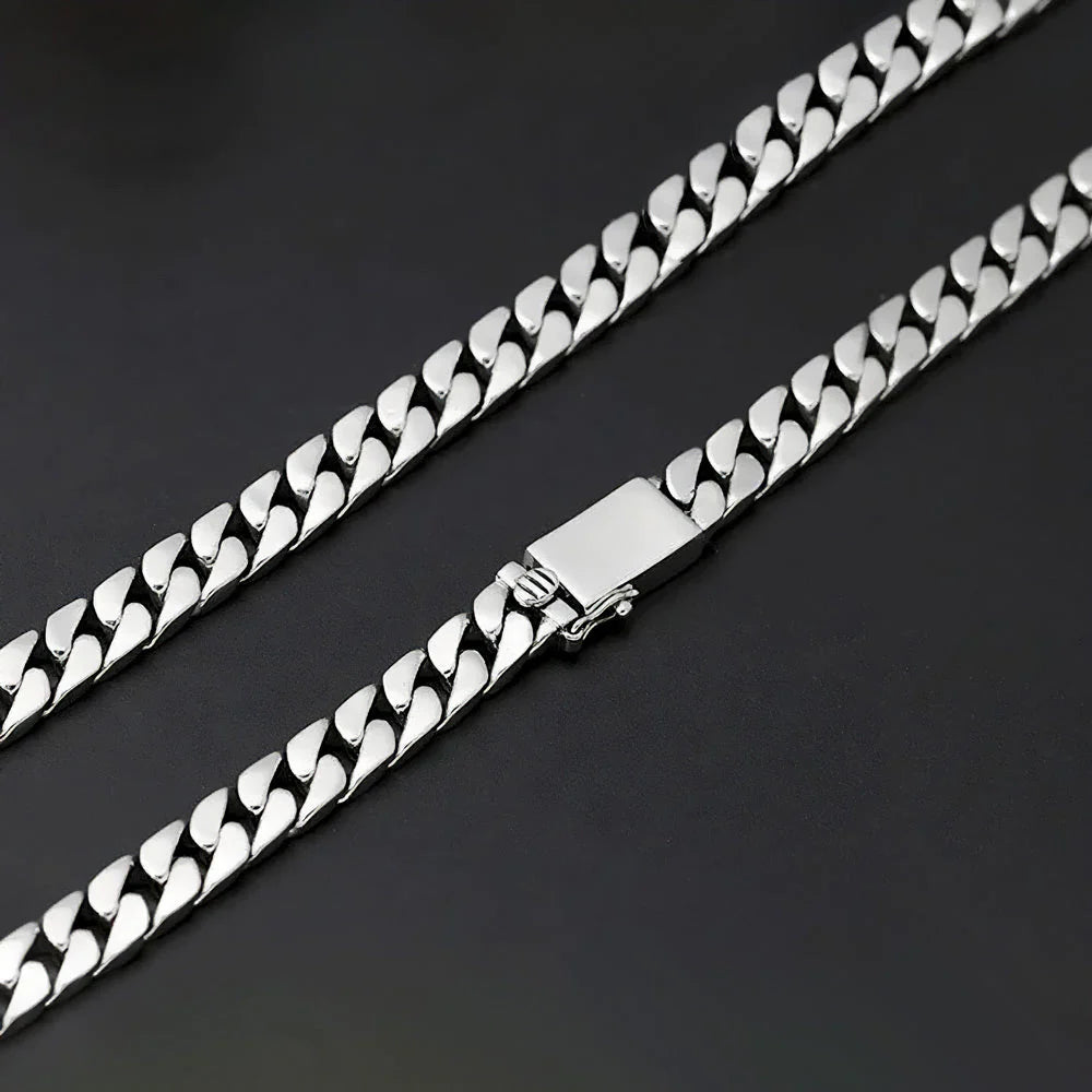 Evedy - Silver Cuban Link Chain