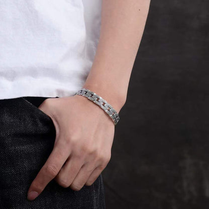 Lorvek - Interwoven Silver Cuff Bracelet