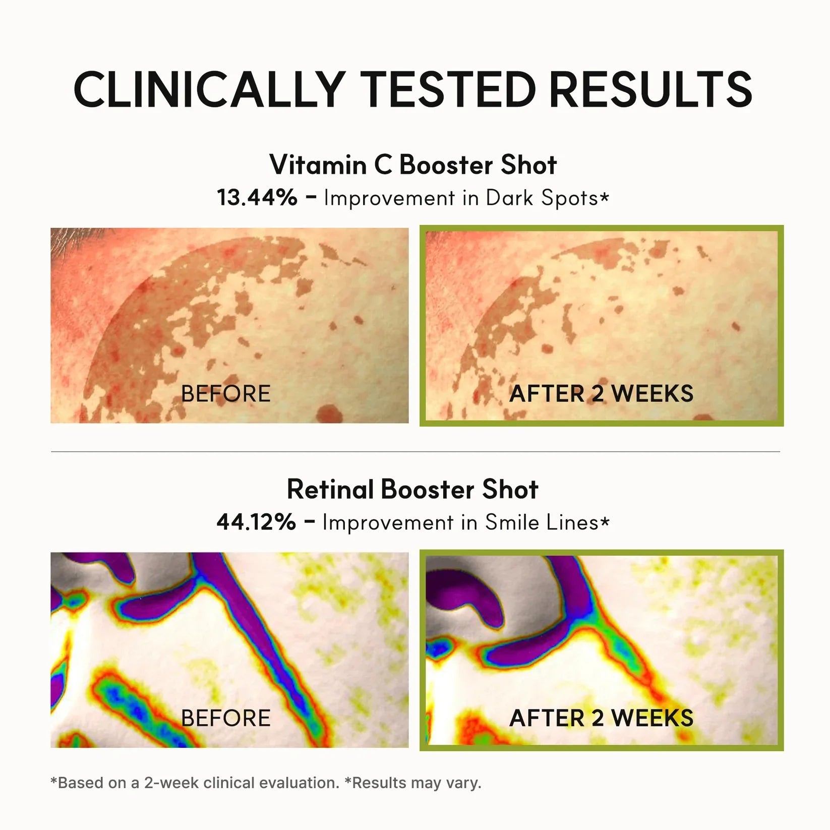 Meesue Booster Shot Vitamin C & Retinal Duo for Dark Spots, Pores & Blemishes