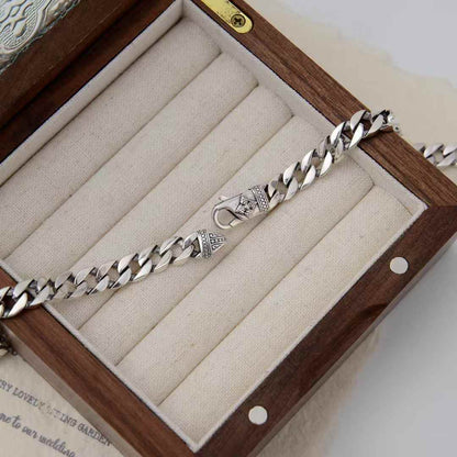 Vardo - Silver Cuban Link Necklace