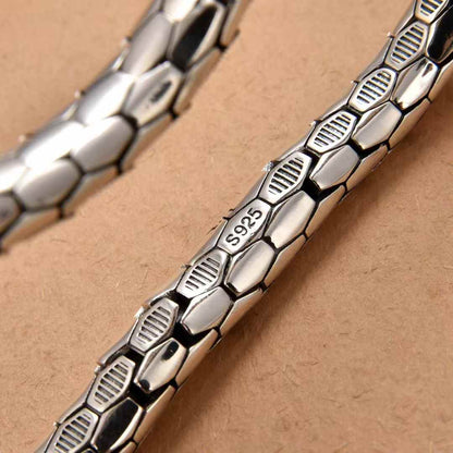 Drakon - Handcrafted Silver Bracelet