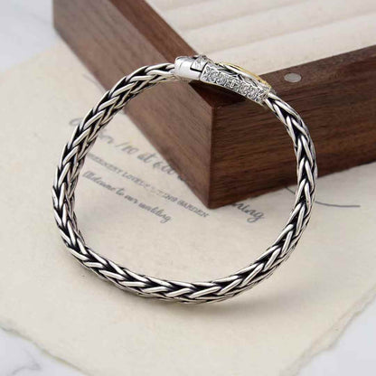 Orion - Handcrafted Silver Bracelet