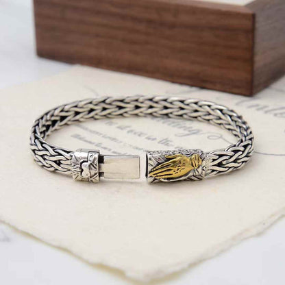 Orion - Handcrafted Silver Bracelet
