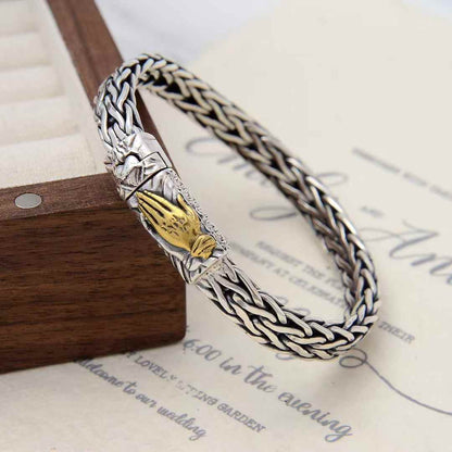 Orion - Handcrafted Silver Bracelet