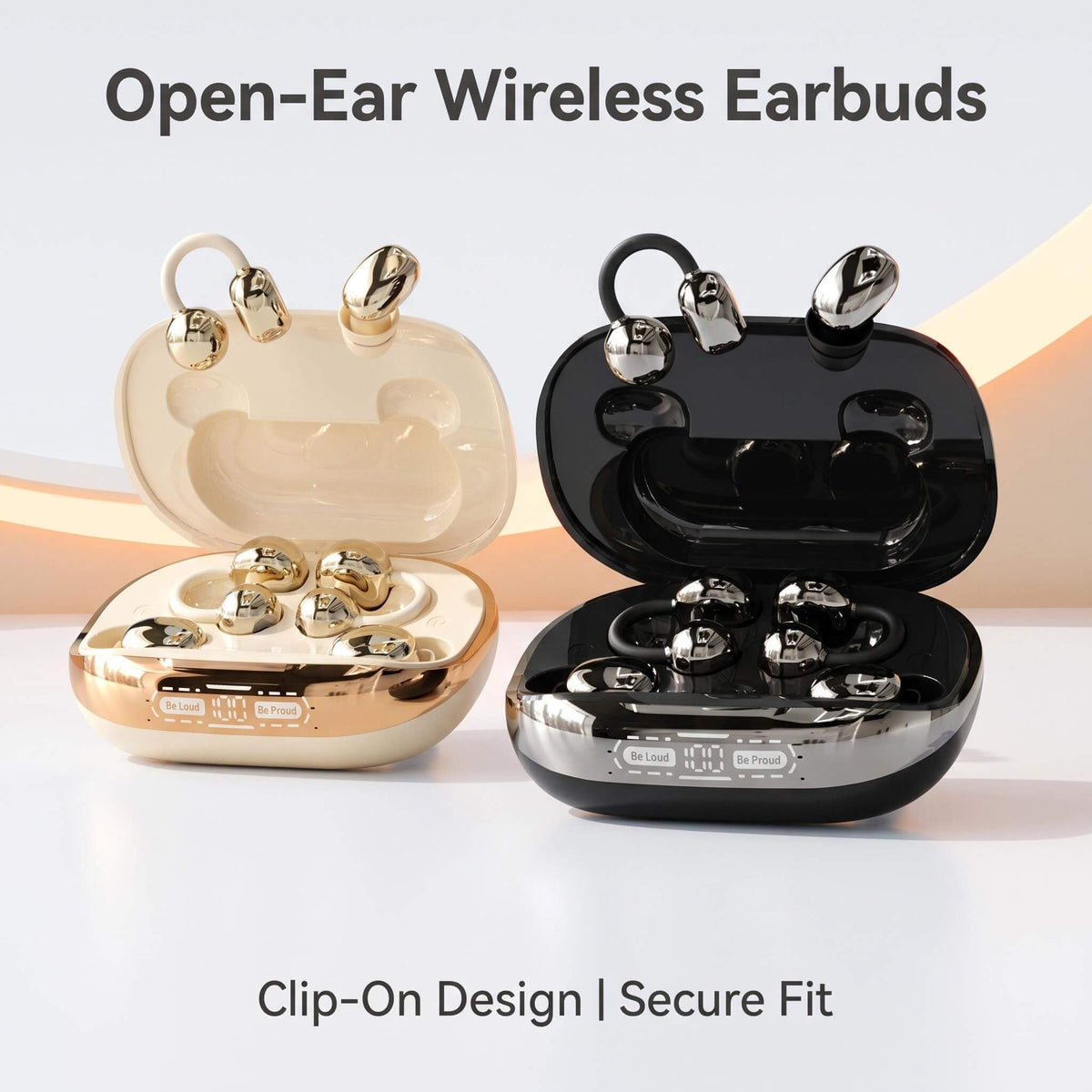 Meesue™ Power Bank & Ear Clip Type & Sleeping Type 3-in-1 Wireless Bluetooth Headphones