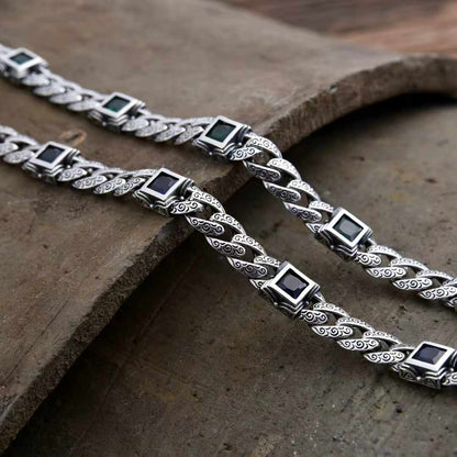 Dravos - Handcrafted Silver Bracelet