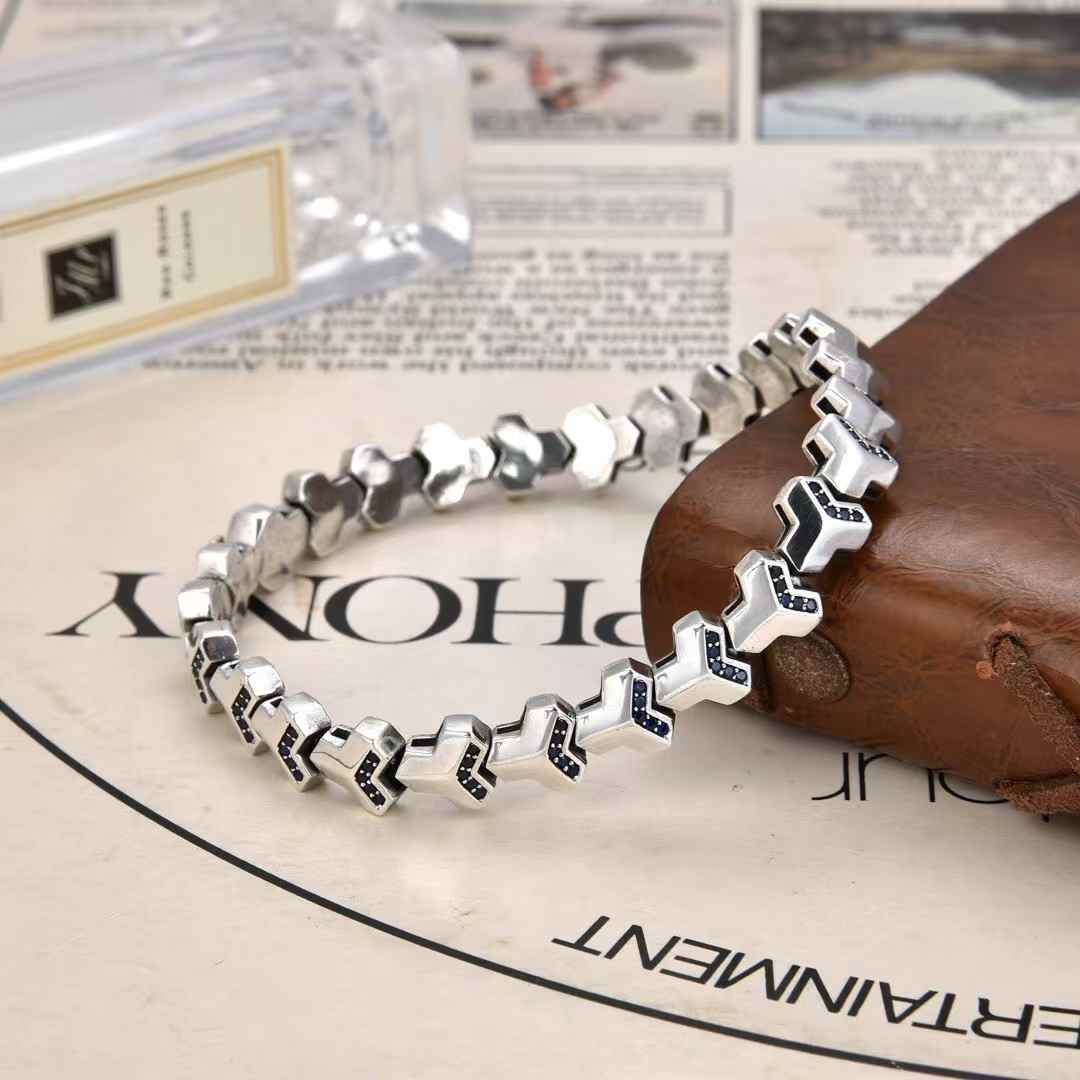Celestis - Handcrafted Silver Bracelet