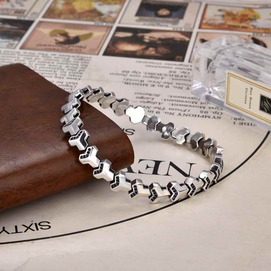 Celestis - Handcrafted Silver Bracelet