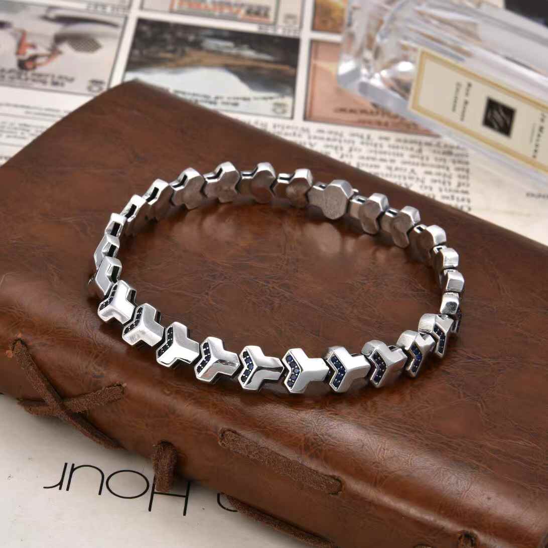 Celestis - Handcrafted Silver Bracelet
