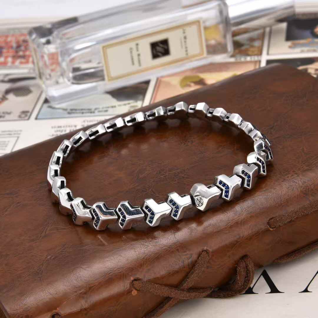 Celestis - Handcrafted Silver Bracelet