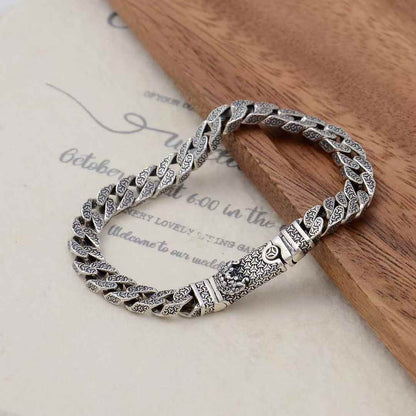 ZhenYin - Cuban Link Silver Bracelet
