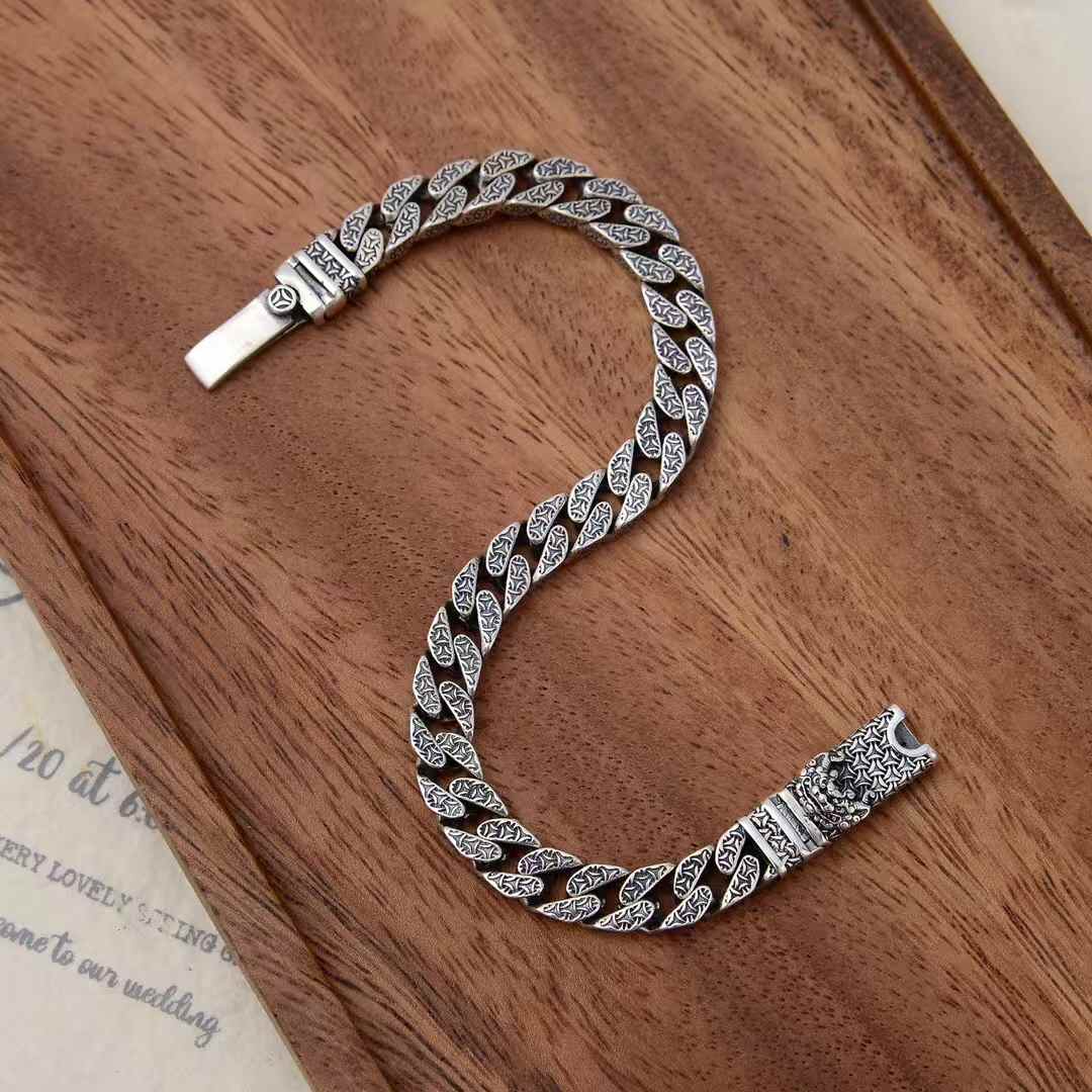 ZhenYin - Cuban Link Silver Bracelet