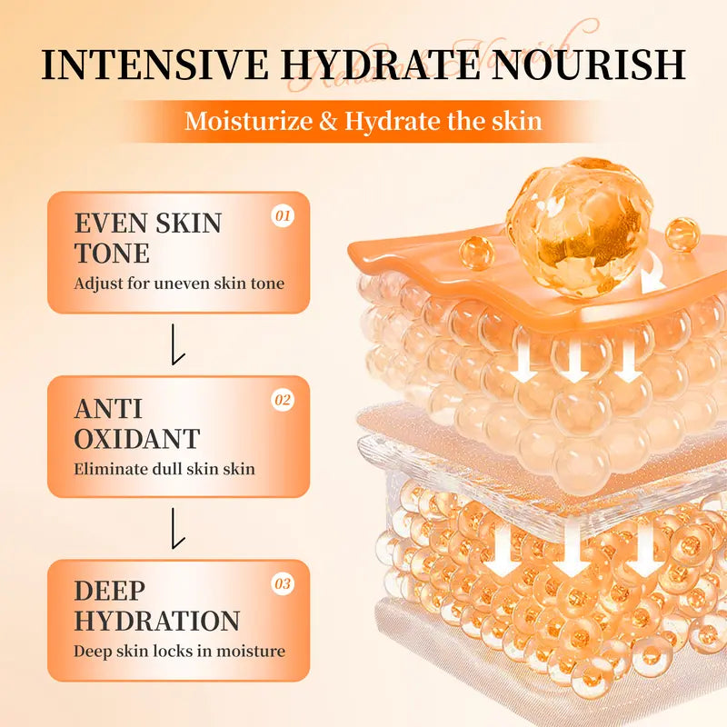 Meesue Korean 5X Vitamin C Skincare Set with Cleanser, Toner, Serum, Lotion, Eye and Face Cream