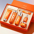 Meesue Korean 5X Vitamin C Skincare Set with Cleanser, Toner, Serum, Lotion, Eye and Face Cream
