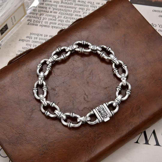 Vantor - Titan Link Silver Bracelet