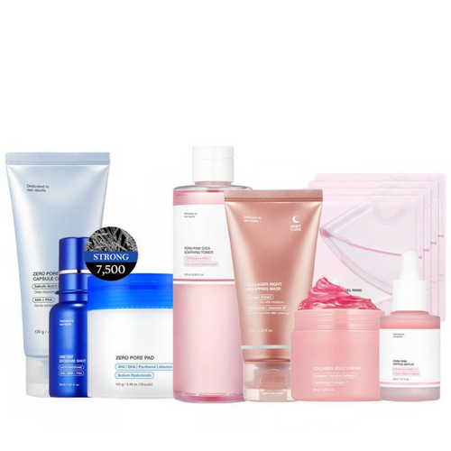 Meesue Affordable Glass Glow 8-Piece K-Beauty Skincare Set