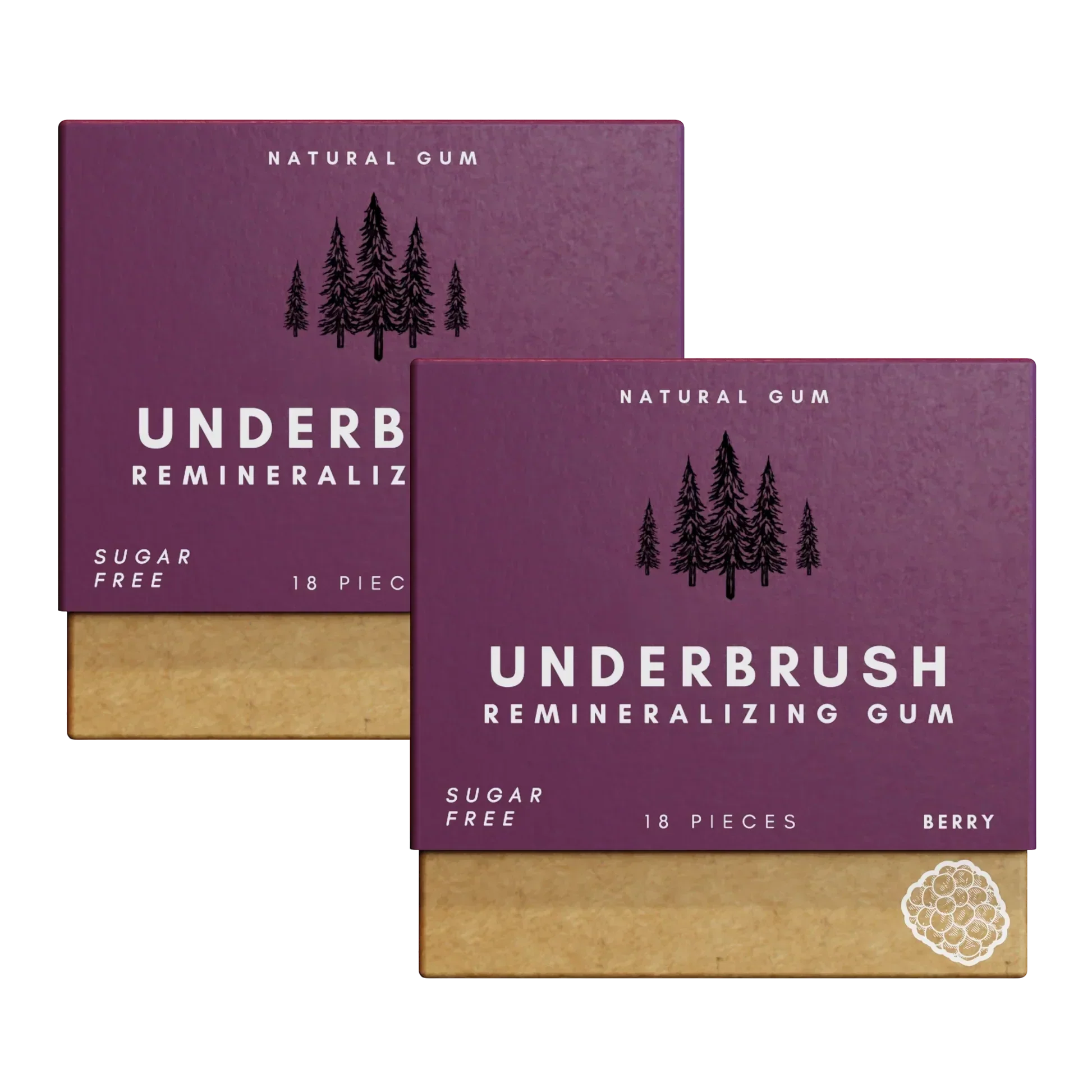 Meesue Underbrush Remineralizing Chewing Gum with Nano-Hydroxyapatite