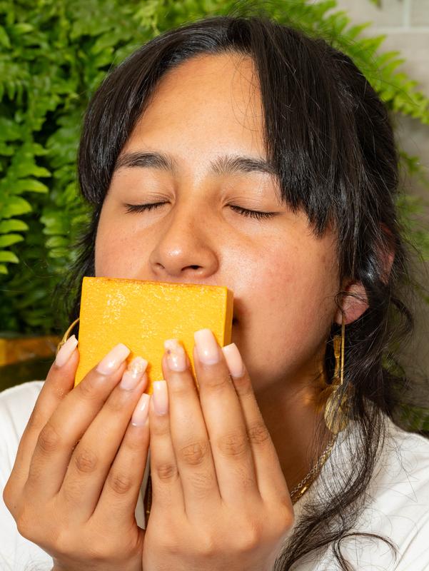 Meesue Lemon Turmeric & Kojic Acid Brightening Bar Soap for Dark Spots and Even Skin