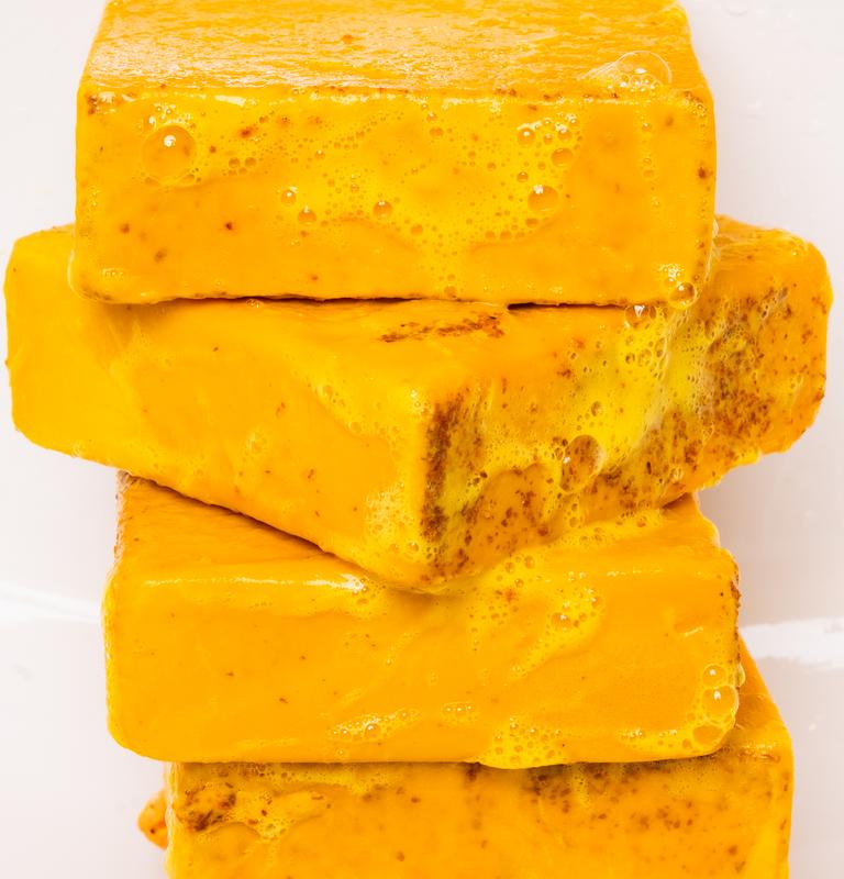 Meesue Lemon Turmeric & Kojic Acid Brightening Bar Soap for Dark Spots and Even Skin