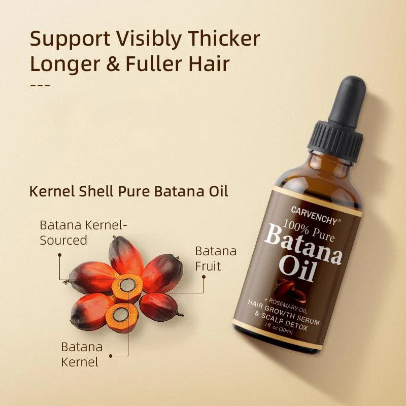 Meesue CARVENCHY Batana Oil with Rosemary Oil for Stronger, Healthier Hair