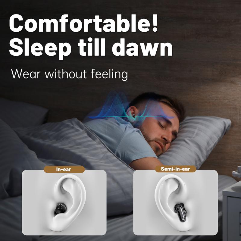 Meesue™ 4-in-1 Sleep Wireless Earbuds – Two Sets in One Case