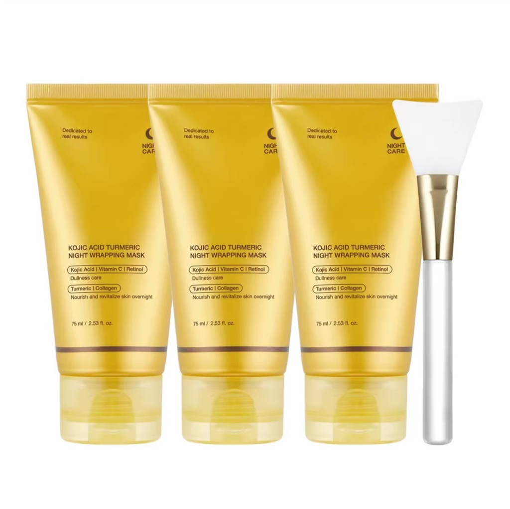 Meesue Kojic Acid & Turmeric Overnight Peel-Off Mask featuring Vitamin C & Retinol