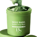 Meesue Holy Basil Bubble Deep Mask with Korean Clay & PHA for Pores, Blackheads & Blemishes