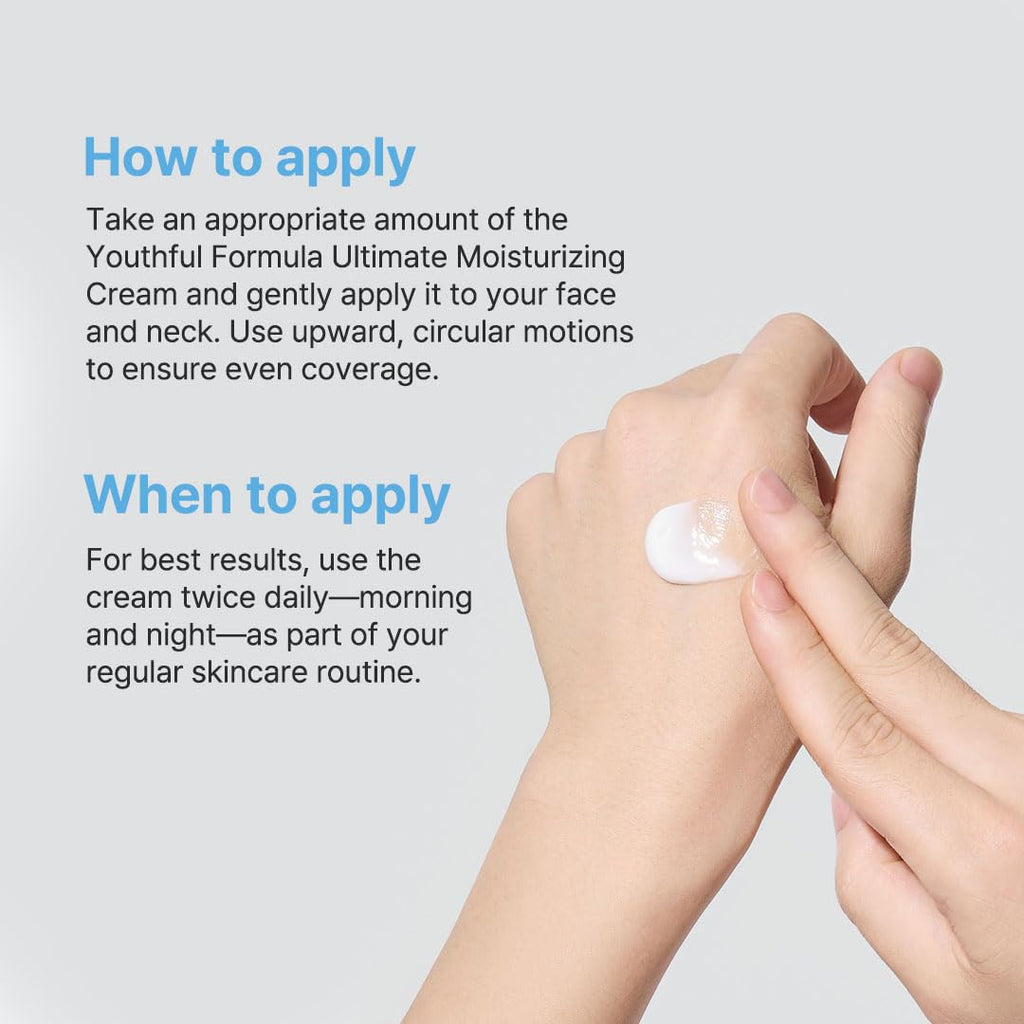 Meesue NIDA Youthful Formula Dry Skin Moisturizer with Hyaluronic Acid, Niacinamide & Collagen