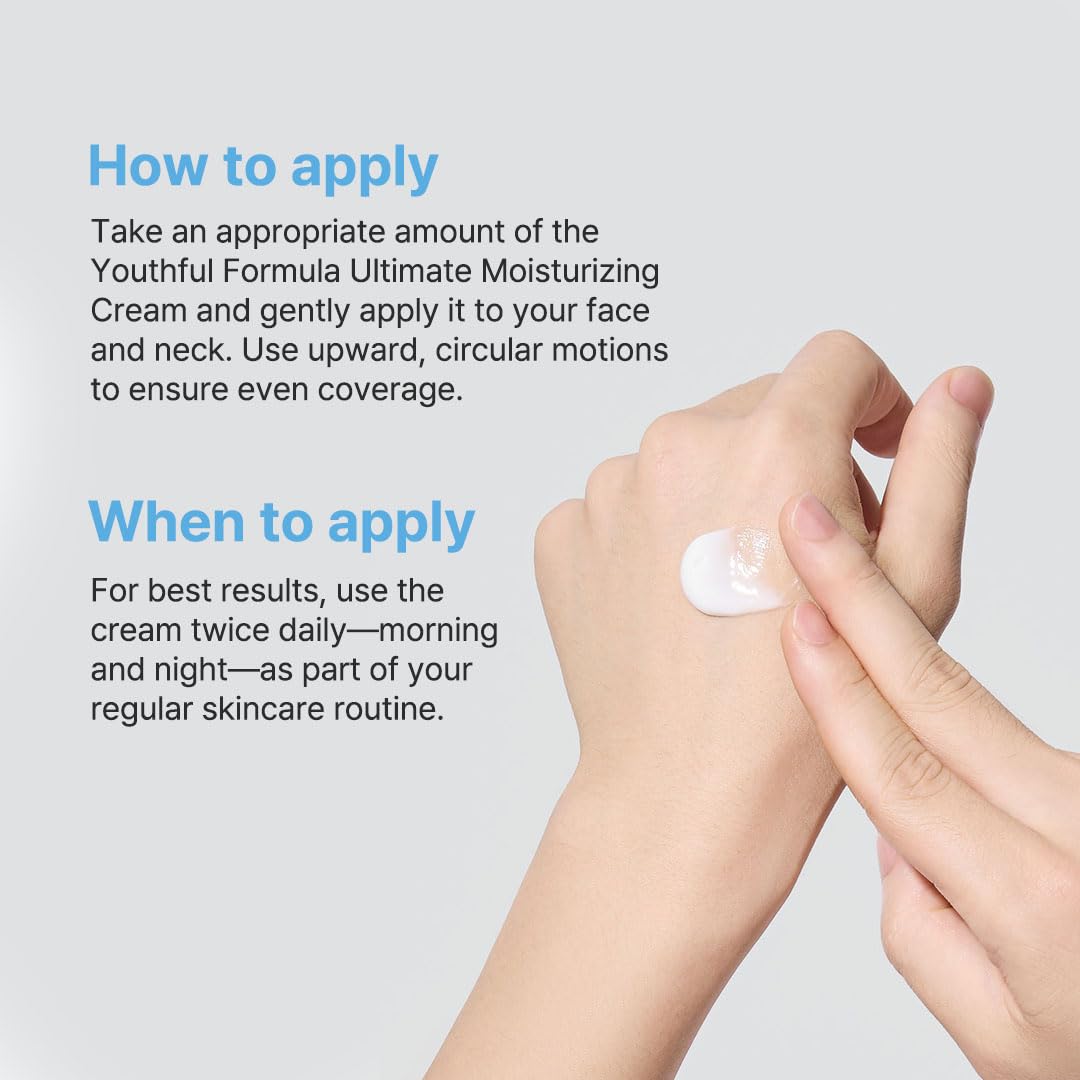 Meesue NIDA Youthful Formula Dry Skin Moisturizer with Hyaluronic Acid, Niacinamide & Collagen