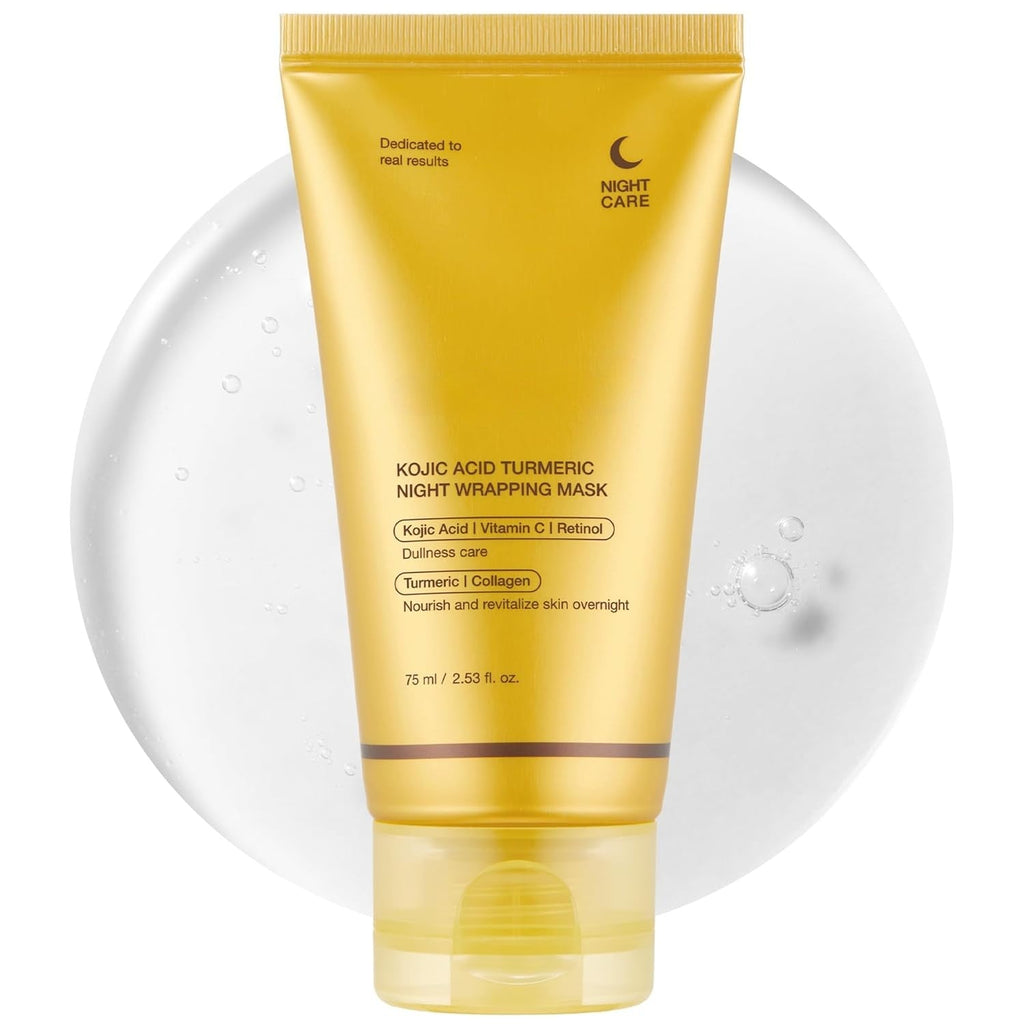 Meesue Kojic Acid & Turmeric Overnight Peel-Off Mask featuring Vitamin C & Retinol
