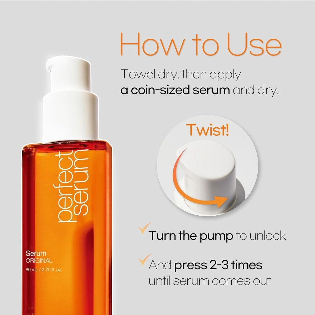 Meesue Perfect Serum Original Hair Oil with Argan Oil for Frizzy and Dry Hair 80mL