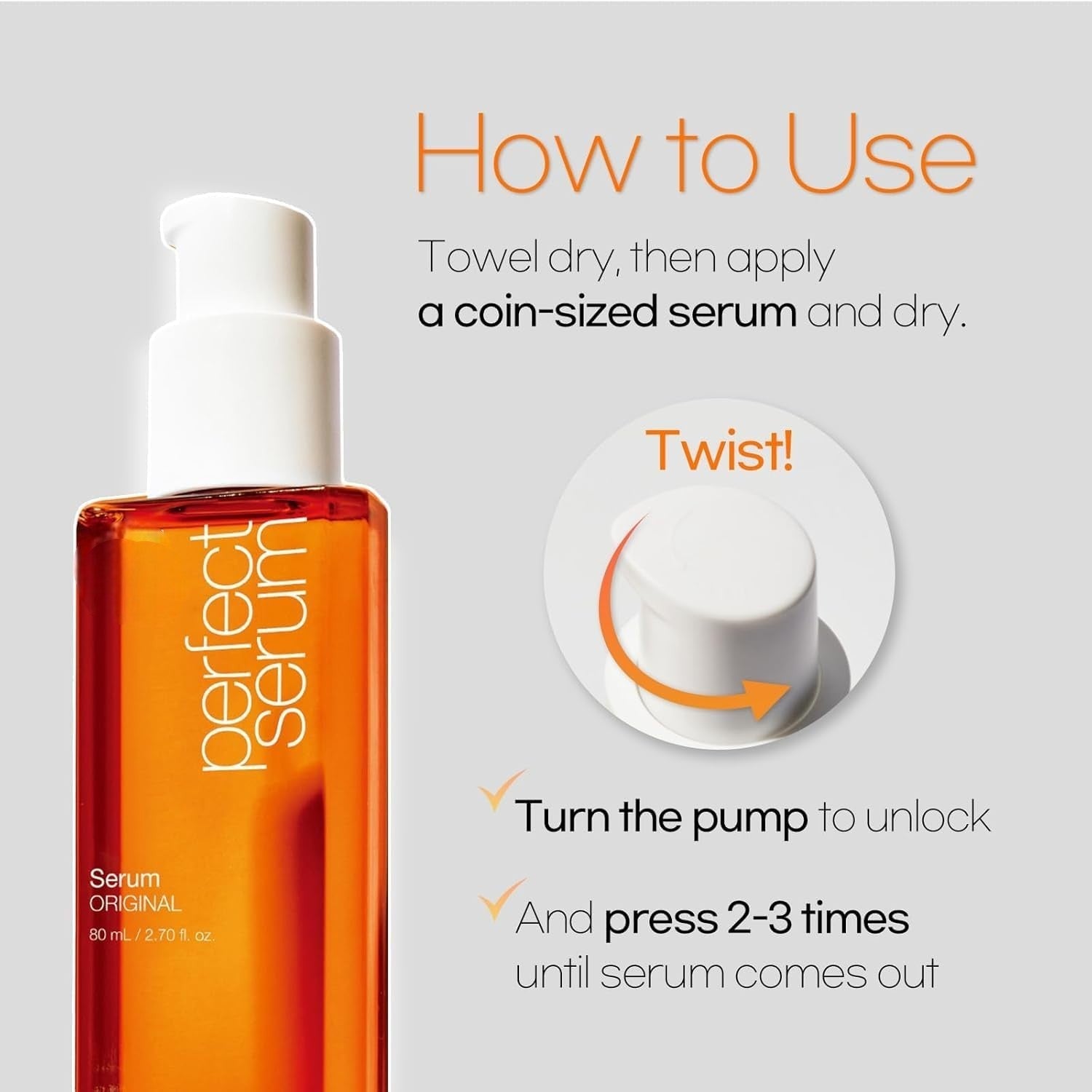 Meesue Perfect Serum Original Hair Oil with Argan Oil for Frizzy and Dry Hair 80mL