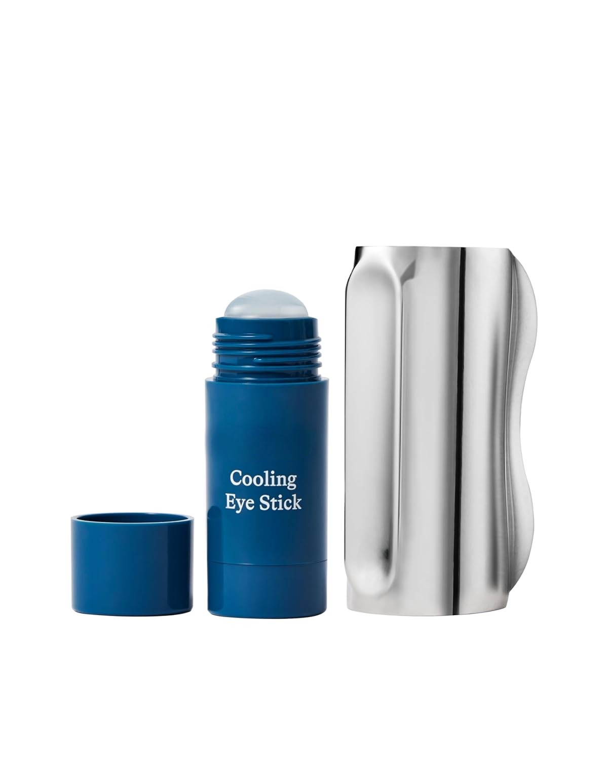 Meesue Cooling Eye Stick & Gua Sha Tool Set Depuffing Duo for Dark Circles and Under-Eye Fatigue