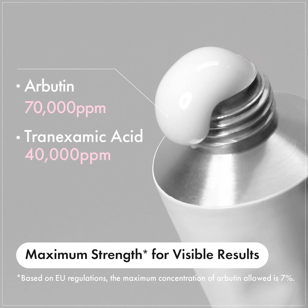 Meesue Arbutin 7% & Tranexamic Acid 4% Cream with Niacinamide for Dark Spots & Pigmentation