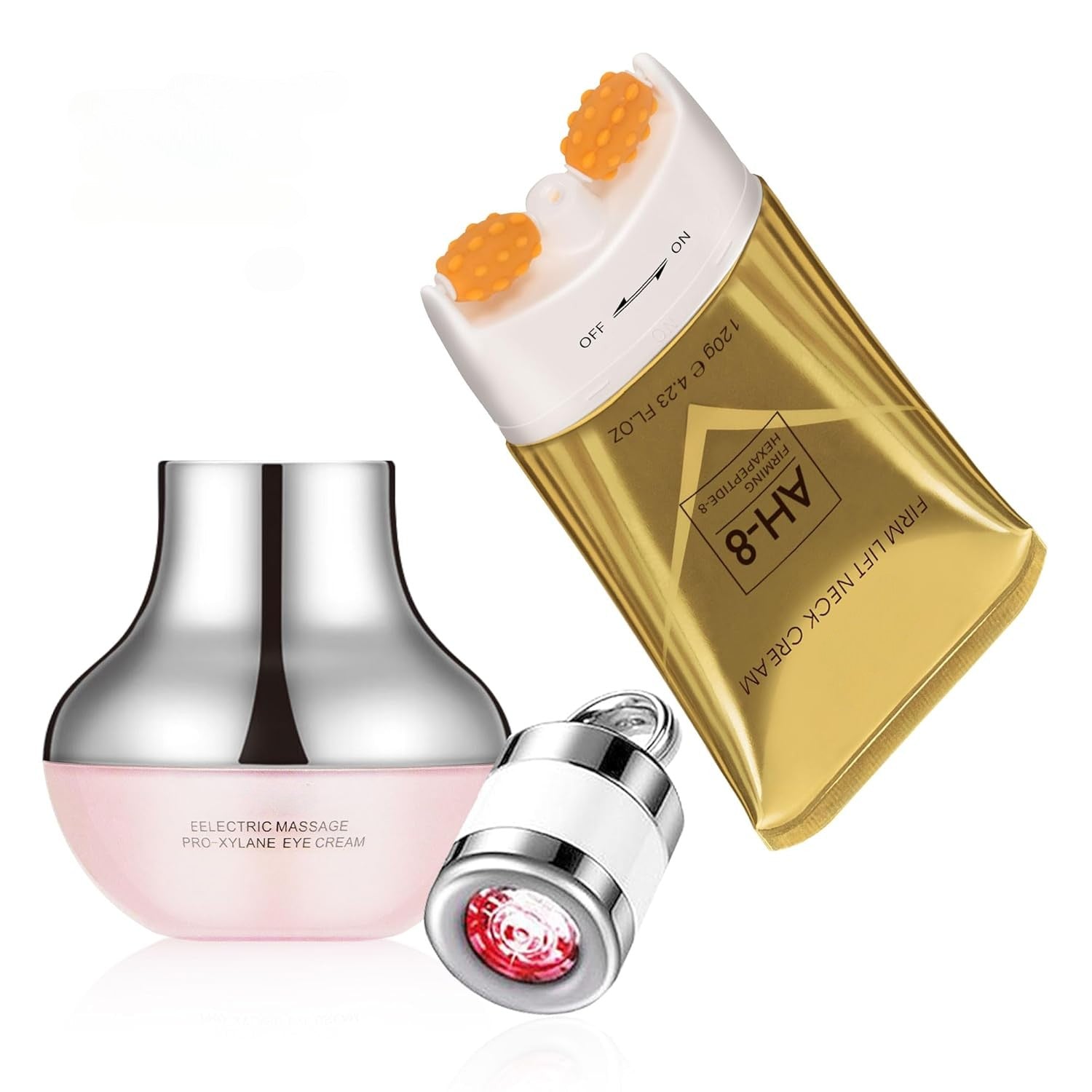 Meesue Firming Neck & Eye Cream Duo with Peptides for Lifting, Fine Lines & Elasticity