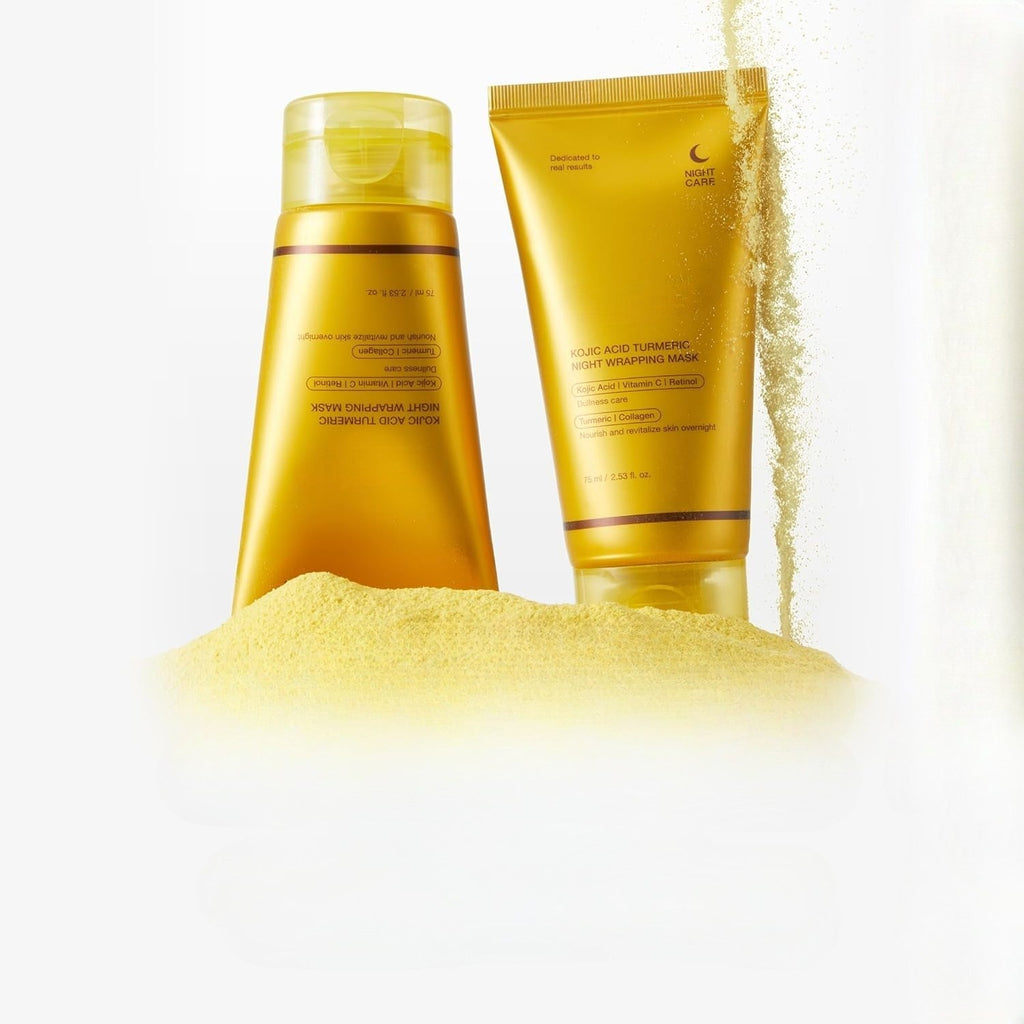 Meesue Kojic Acid & Turmeric Overnight Peel-Off Mask featuring Vitamin C & Retinol