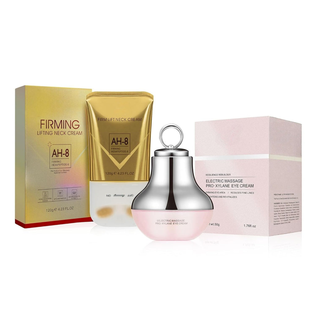Meesue Firming Neck & Eye Cream Duo with Peptides for Lifting, Fine Lines & Elasticity