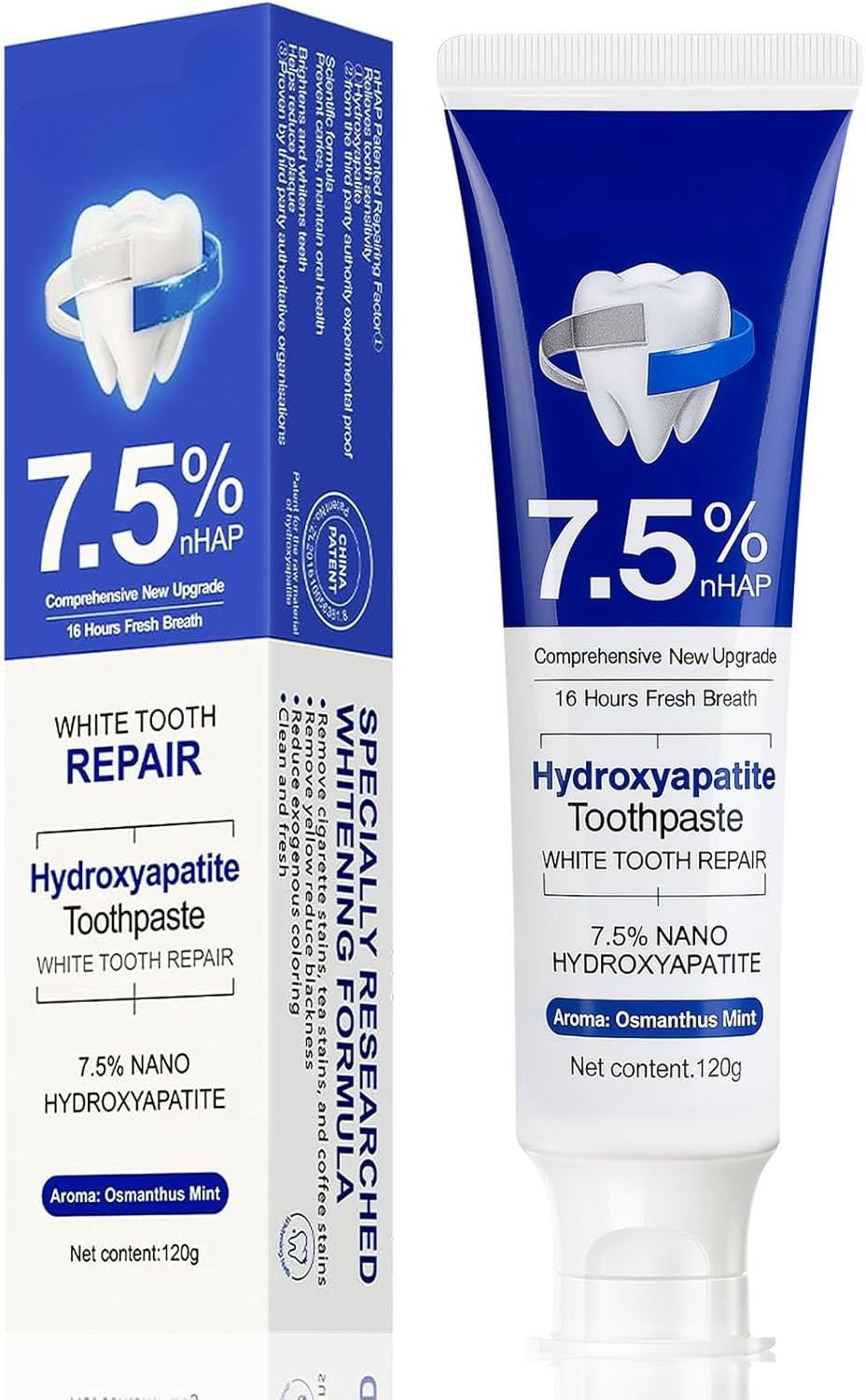 Meesue Nano Hydroxyapatite Toothpaste with 7.5% nHAP for Enamel Remineralization Care