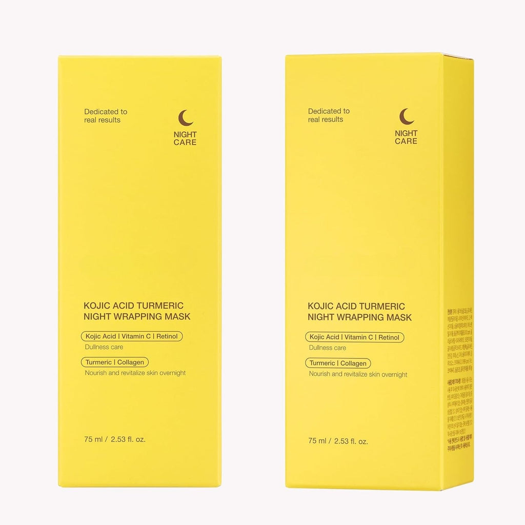 Meesue Kojic Acid & Turmeric Overnight Peel-Off Mask featuring Vitamin C & Retinol