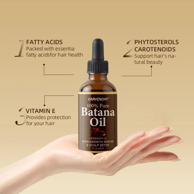Meesue CARVENCHY Batana Oil with Rosemary Oil for Stronger, Healthier Hair