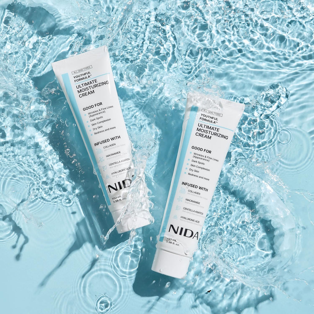 Meesue NIDA Youthful Formula Dry Skin Moisturizer with Hyaluronic Acid, Niacinamide & Collagen