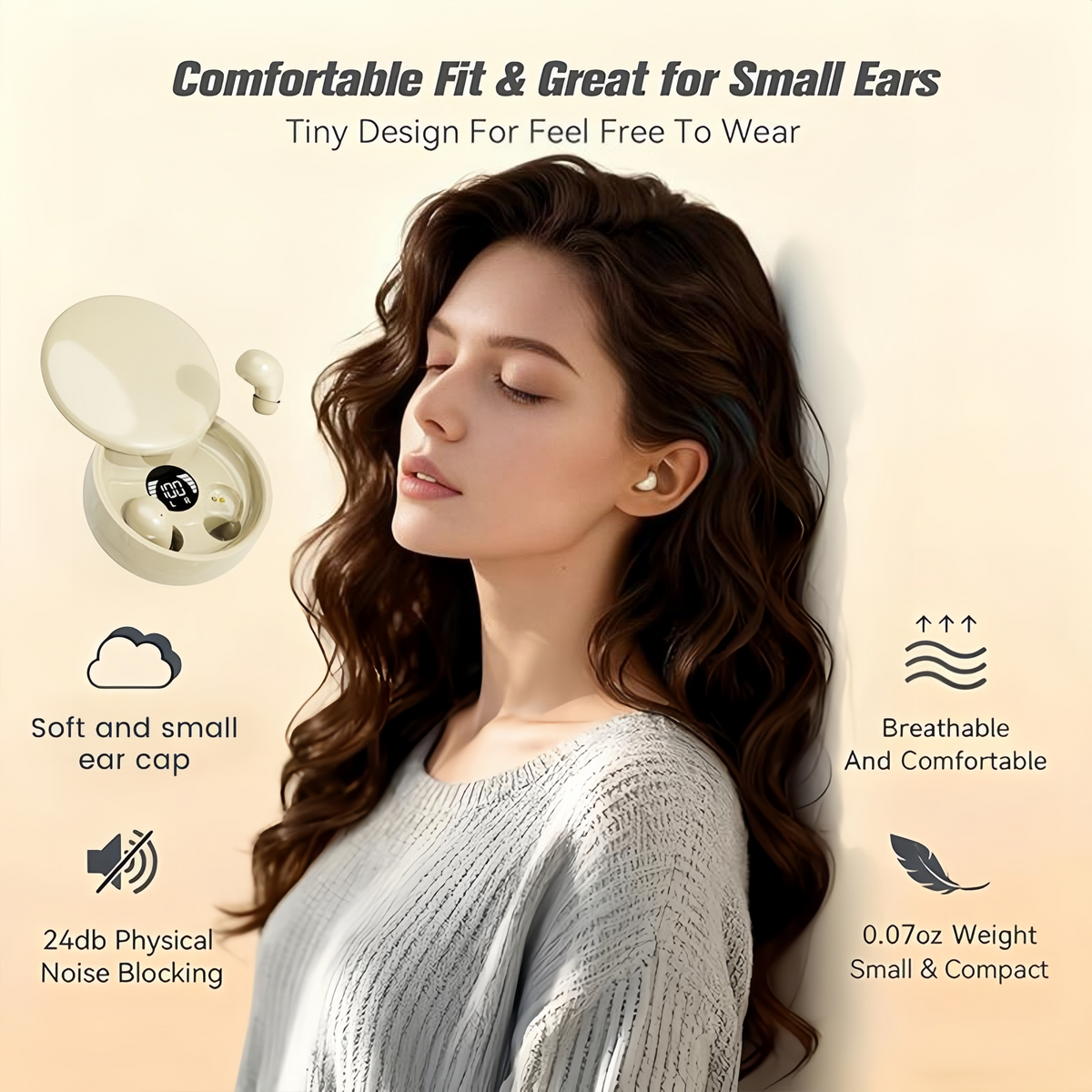 Meesue™ Mini Invisible Sleep Earbuds