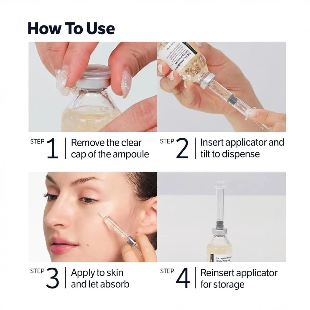 Meesue Deep Collagen Silk Peptide Intensive Ampoule Korean Face-Lifting Serum featuring 30 Peptide Complex