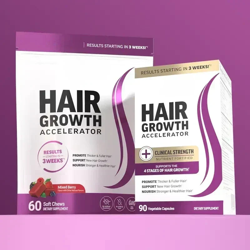 Meesue Hair Growth Accelerator Biotin Supplement with Zinc for Thicker & Fuller Hair