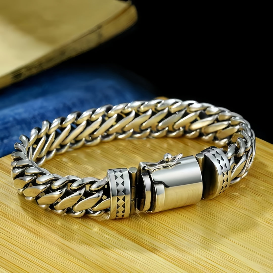 Aegis - Premium Braided Silver Bracelet