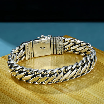 Aegis - Premium Braided Silver Bracelet