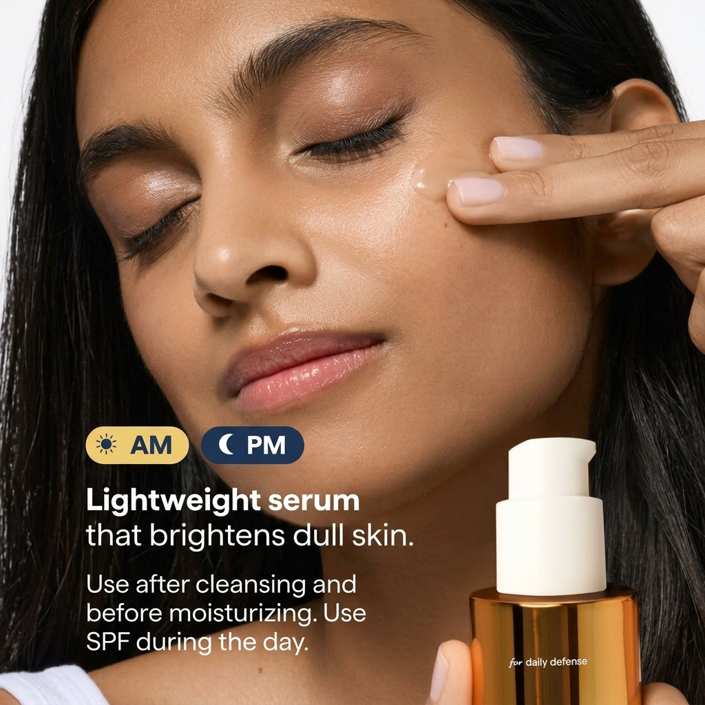 Meesue Daily Defense 15% Vitamin C Serum for Dull Skin, Skin Tone & Radiance