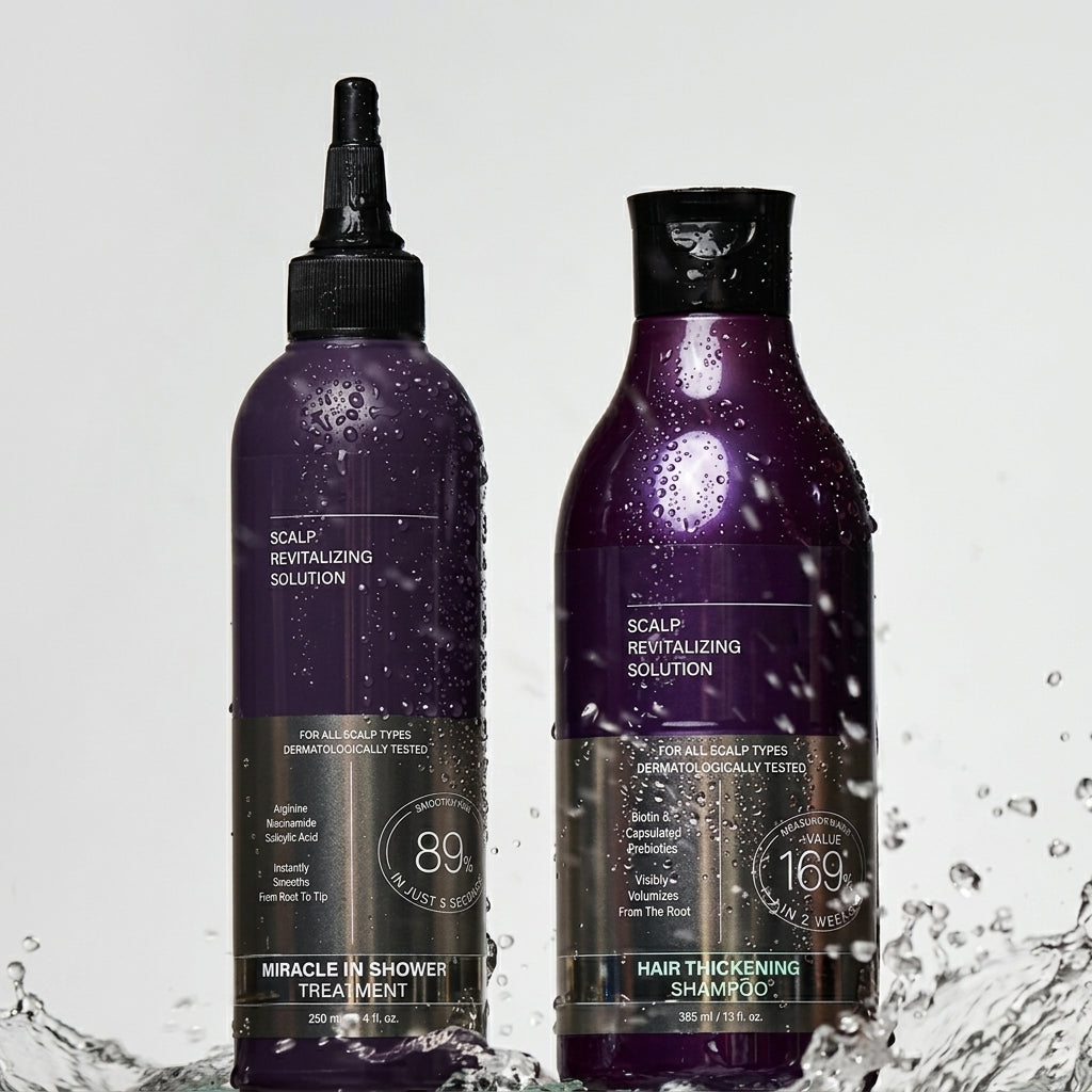 Meesue Hair & Scalp Revitalizing Solution Thickening Duo with Biotin & Prebiotics